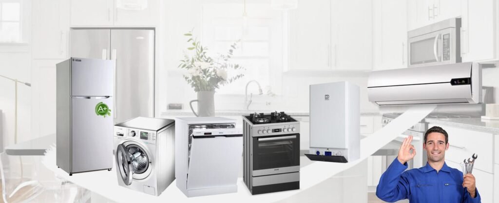 Çamaşır makinesi tamir servisi ekip çalışması